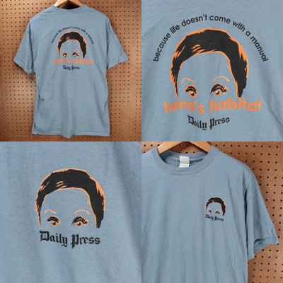 Tana's Habitat / Daily Press promo t-shirt XL newport news 00s vtg y2k