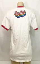 Deep Eddy Vodka Small Short Sleeve Rainbow Logo Graphic T Shirt Y'ALL MEANS ALL