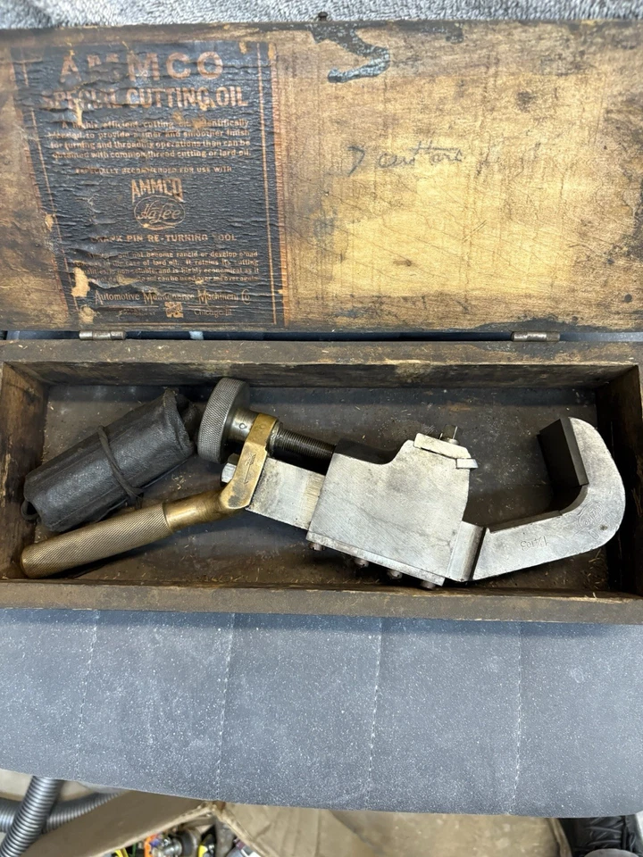 Herramienta de retorneado pasador de manivela Ford modelo a T Ha-Lee Ammco años 20 antigua vintage Foto 2 de 4