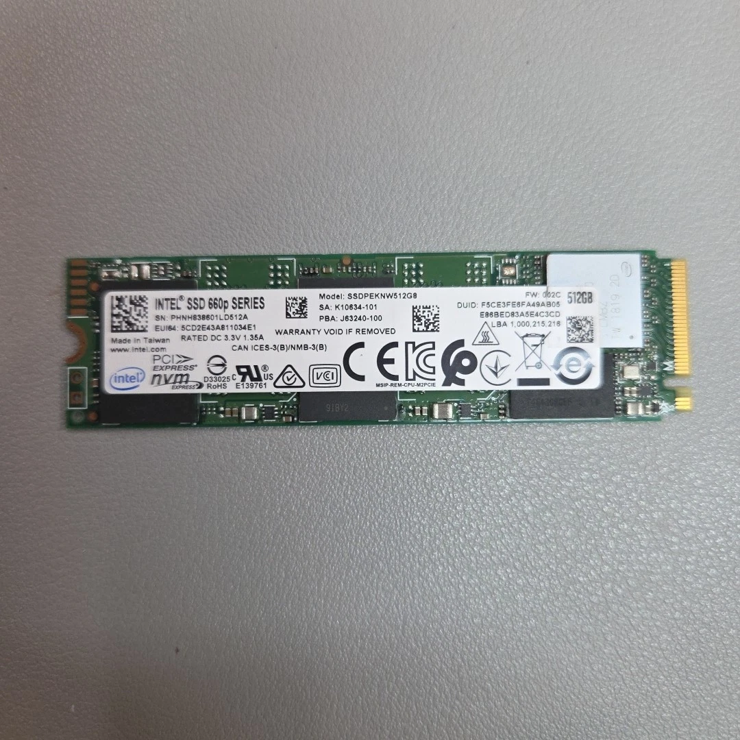 Intel M.2 Interface 512 GB Solid State Drives for sale | eBay