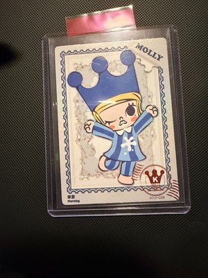 【一桁良番 003/199】POPMART モリー 箔押しサイン Authentic Pop Mart POPCARD ART & LIFE TRADING CARD SINGLES | eBay