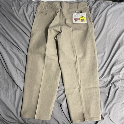 Vintage 90s NWT Ben Davis Gorilla Cut Light Brown Work Pants Made
