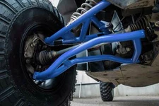 SuperATV High Clearance 1.5" Offset Chromoly A Arms for Polaris RZR Turbo - Blue