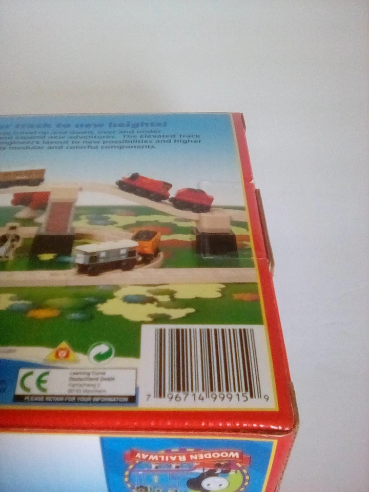 LC 99915 Thomas & Friends Real Wood Elevated Track Foundation Set of 4 NEW - Image 4 of 4