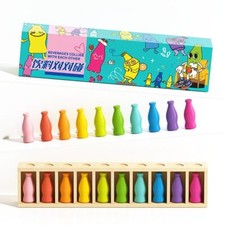 New Kids Puzzle Toy Drink to Drink Color Sorting Cup Color Matching Montessori