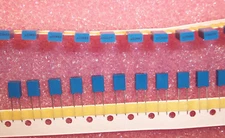 QTY (100) .22uf 63V 10% BOXED POLYESTER FILM CAPACITORS TC350T-.22/63/10% SEACOR