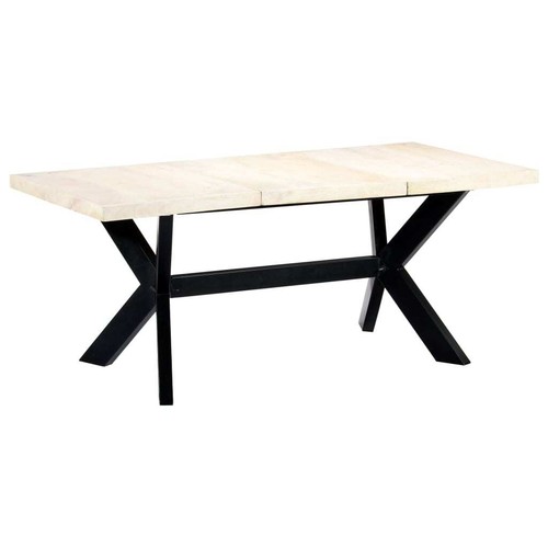 Mesa de Comedor Mueble Decoración para Cocina Salón Hogar Madera Maciza vidaXL - Imagen 8 de 92