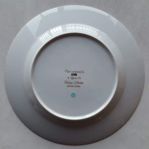 4 Tiffany & Co CVS HOLIDAY COLLECTION 107/8" Essteller. Bauernhaus Pferdeschlitten - Bild 12 von 15