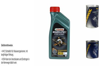 1L Motoröl Castrol Magnatec Stop-Start 5W-30 C2 1xLeak-Stop+Motor Flush