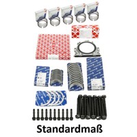 Kolbenring Set STD + Kurbelwellenlager Kit FüR VW T4 2.5 TDI ACV AXG BBF Kolbens