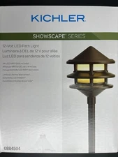 Kichler 28315 Showcase Series 12 Volt LED Path Light Olde Bronze Finish 0884504