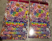 Lisa Frank Sticker Book 600 Stickers Lot of 2 Books so 1200 Stickers New