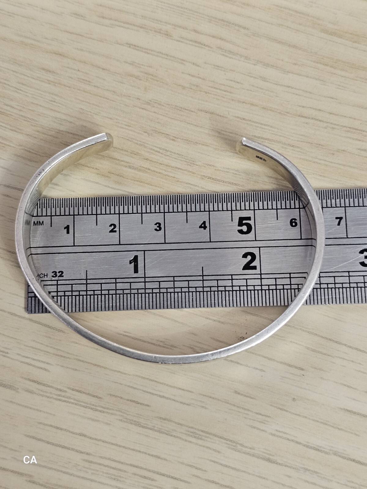 Photo 7 of Solid Sterling Silver Dolphin Bangle 23grams 7"