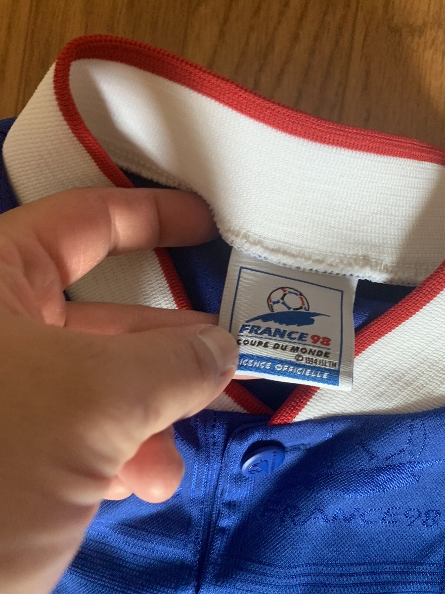 France 98 World Cup 1998 football soccer vintage promo shirt
