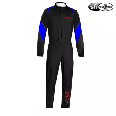 Move  Extra-Light MR-80 SFI 3.2A/5 Double Layer  Nomex Auto Car Racing Suit BLUE