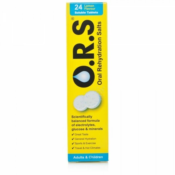 O.r.s 3713435 Oral Rehydration Salts 24 Lemon Flavour Soluble 