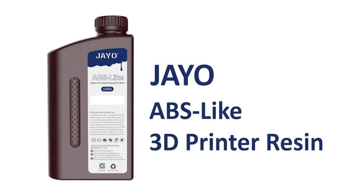 JAYO Resina para Impresora 3D 2KG, Estándar Plus UV 405nm Resina Fotopolímera para Impresora 3D 4K/8K LCD DLP SLA, Resina 3D de Curado Rápido para Mayor Precisión y Tenacidad, Gris 2000g