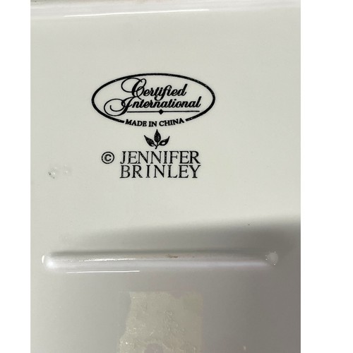 Jennifer Brinley Zertifiziert International Grün Suppe Du Jour Platte 13x13 - Bild 4 von 5