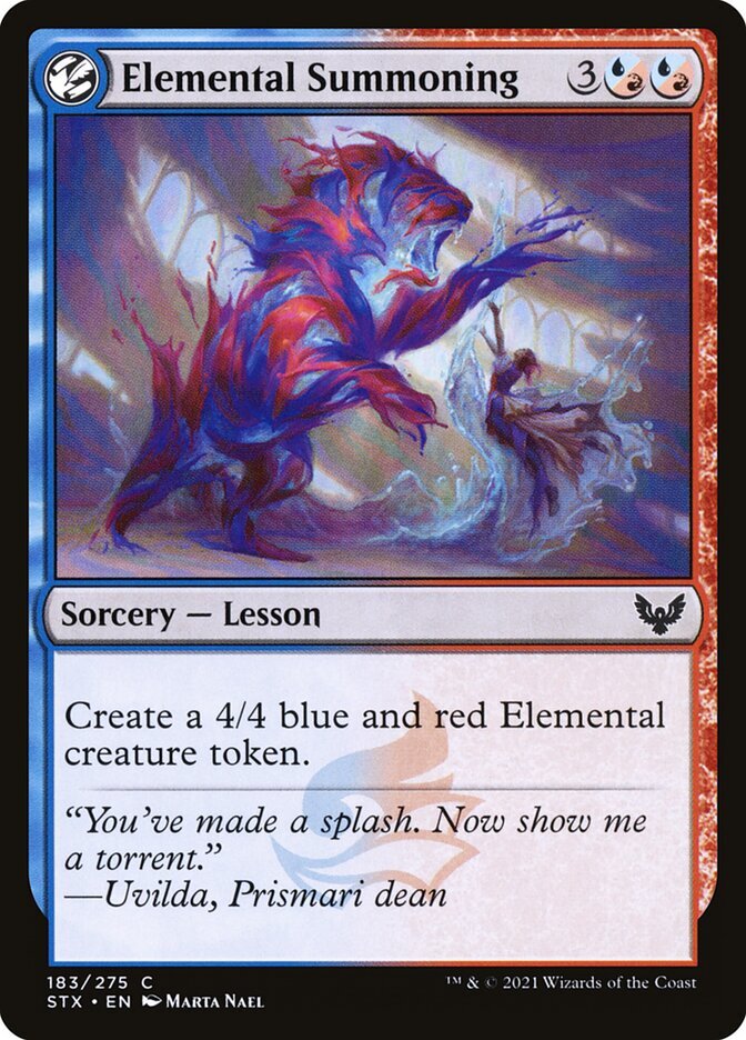 Magic the Gathering (mtg): STX: Elemental Summoning - Foil | eBay