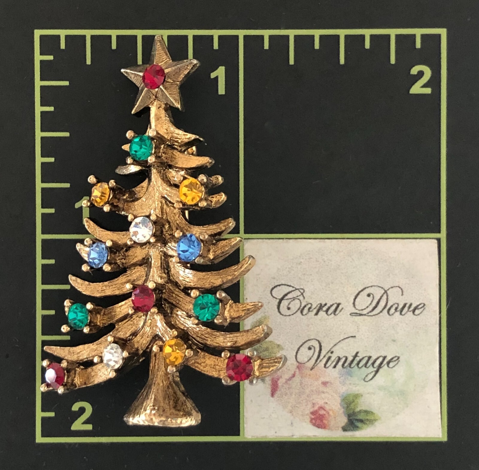 Good Tidings! Vintage Signed ART Wreath & Eisenberg Ice Christmas Tree