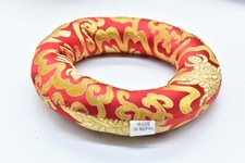 6"Rel Color Silk Ring Cushion/Pillow Perfect for 6"to9"Tibetan SingingBowl Nepal