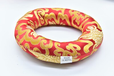 6''Rel Color Silk Ring Cushion/Pillow Perfect for 6''to9''Tibetan SingingBowl Nepal