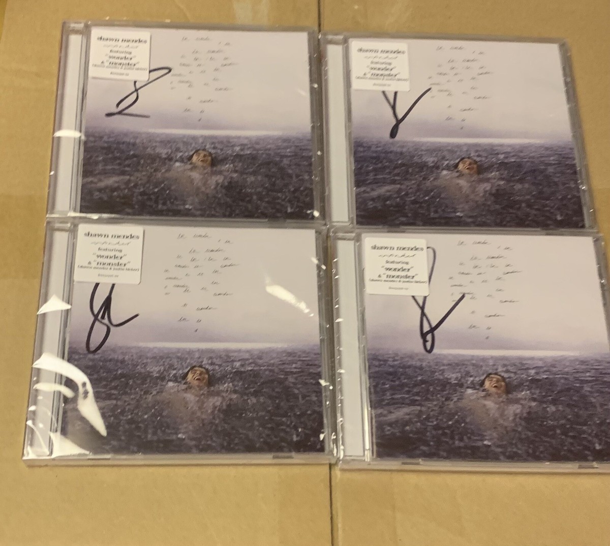 SHAWN MENDES OFFICIAL SIGNED AUTOGRAPHED WONDER CD W/ BOOKLET RARE