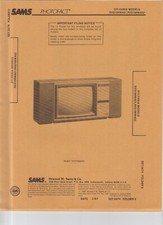Sylvania RXD198WA01, RXS198WA02 TV Photofact Folder, SAMS Service Manual