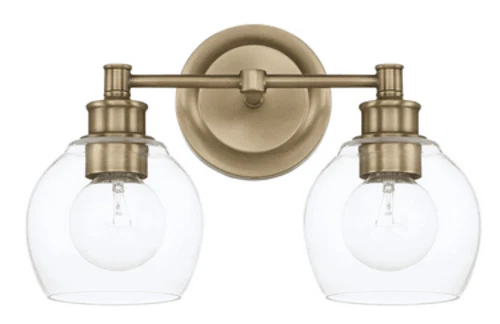 Capital Lighting 121121AD-426 Mid Century 2 Light 15" Wide Bathroom Vanity Light - Picture 1 of 1