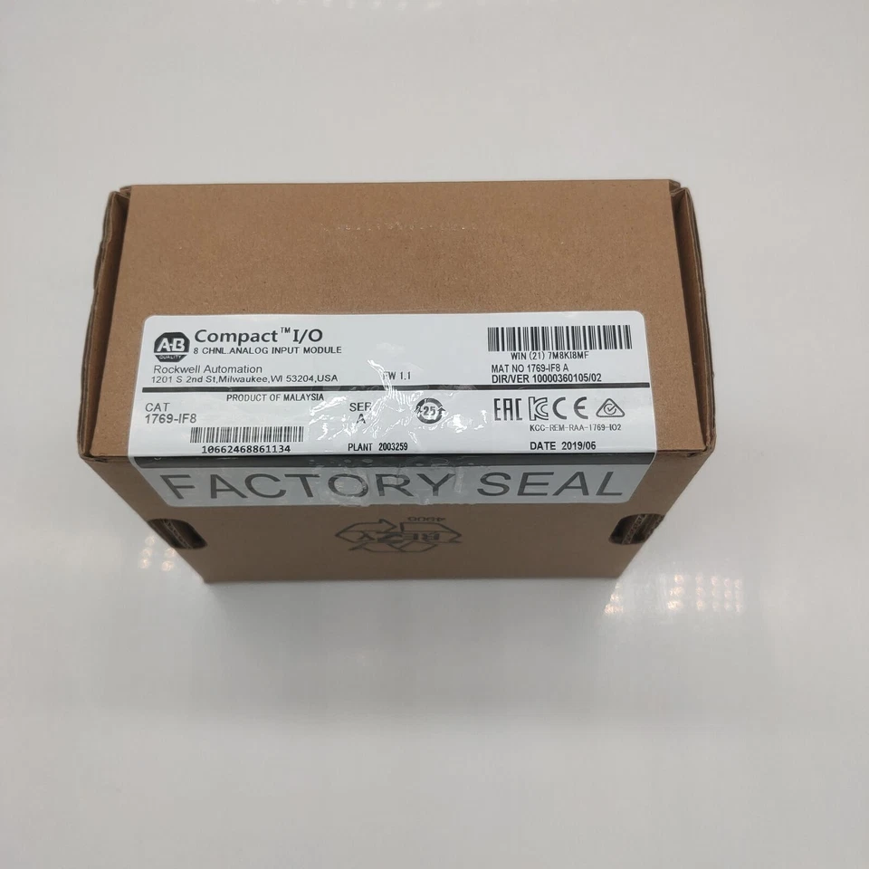 Módulo de entrada analógica AB 1769-IF8 CompactLogix 8 Pt nuevo sellado de fábrica - Imagen 3 de 4