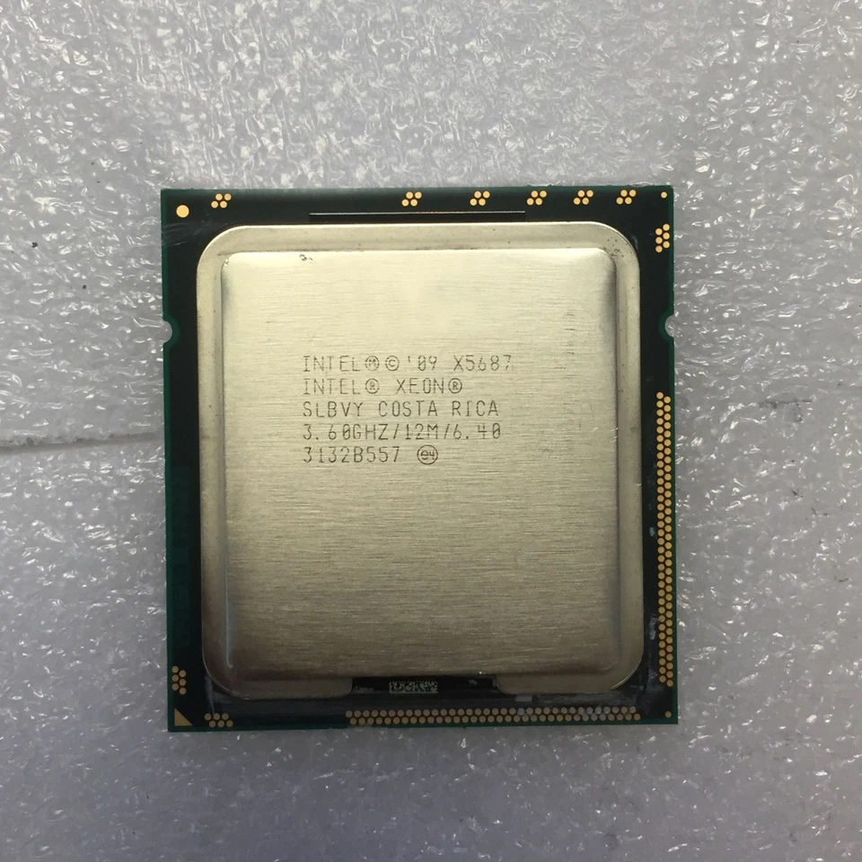Intel Xeon X5687 3.6GHz 12MB Quad Core 6.4GT/s LGA1366 SLBVY Processor PC CPU - Image 3 of 4