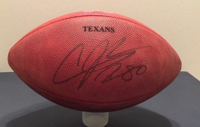 Andre Johnson Signed Official Wilson Texans Game Football Auto PSA ■NFL Andre Johnson アンドレ・ジョンソンauto RED