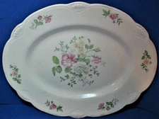 Springtime (Marigold) Platter    Marked Homer Laughlin