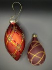 (2) Glass Ornaments (Michael's)