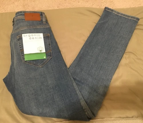 CELIO GIRLS ORGANIC DENIM JEANS C15 STRAIGHT FIT WAIST 28 INSEAM 32 NWT