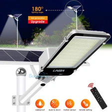 8800W Super Bright Solar Street Light Dusk to Dawn Yard Parking Lot Road Lamp