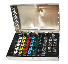 Dental Implant 35 Integral Stopper Drills with Drivers and Keys  Complete Kit