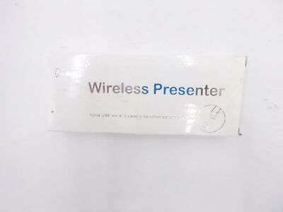 DinoFire Wireless Presenter RF 2.4GHz PowerPoint Clicker w/Remote Black