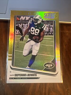 Austin Seferian-Jenkins 2018 Score Gold Zone Parallel #247 New York Jets /50