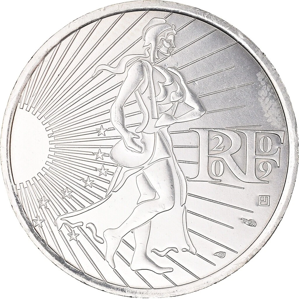 Monedas de plata 2009 francés