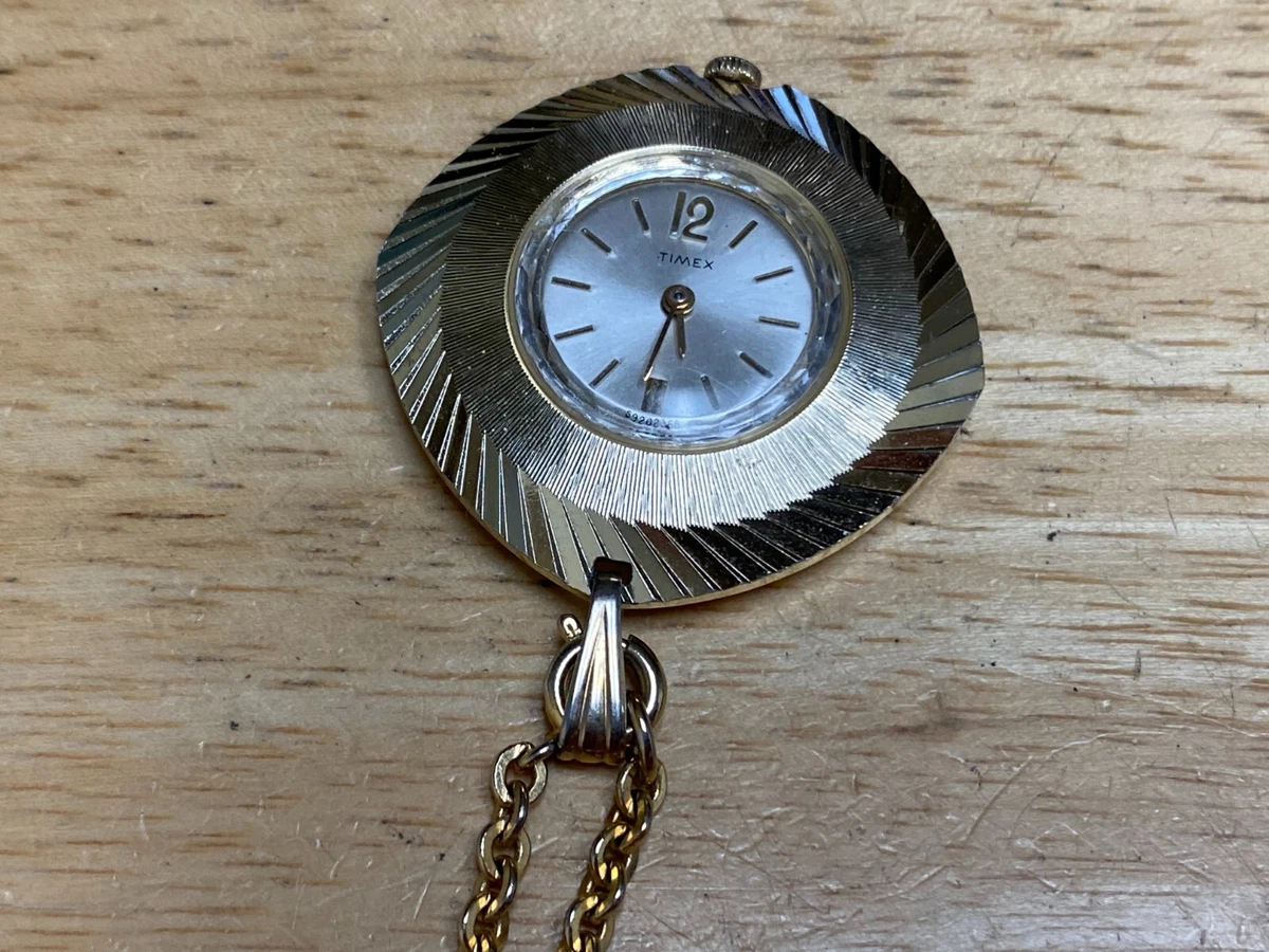 Vintage timex cheap pocket watch