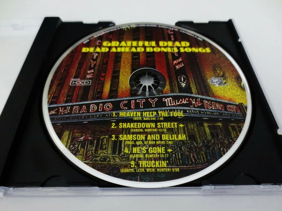 Grateful Dead Dead Ahead Bonus Songs Bonus Disc CD 1980 Radio City Music Hall NY - Image 3 of 4