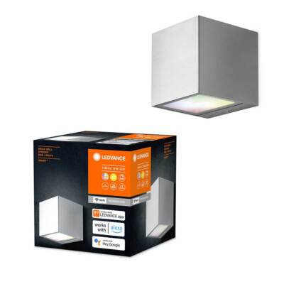 LED Smart+ Außenleuchte Wandlampe Brick Wall Stahl Up/Down 14W 1350lm RGBW WiFi