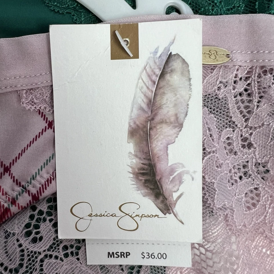 Bragas para mujer JESSICA SIMPSON talla pequeña paquete/3 ultra coquetas ajuste descarado encaje Foto 4 de 4