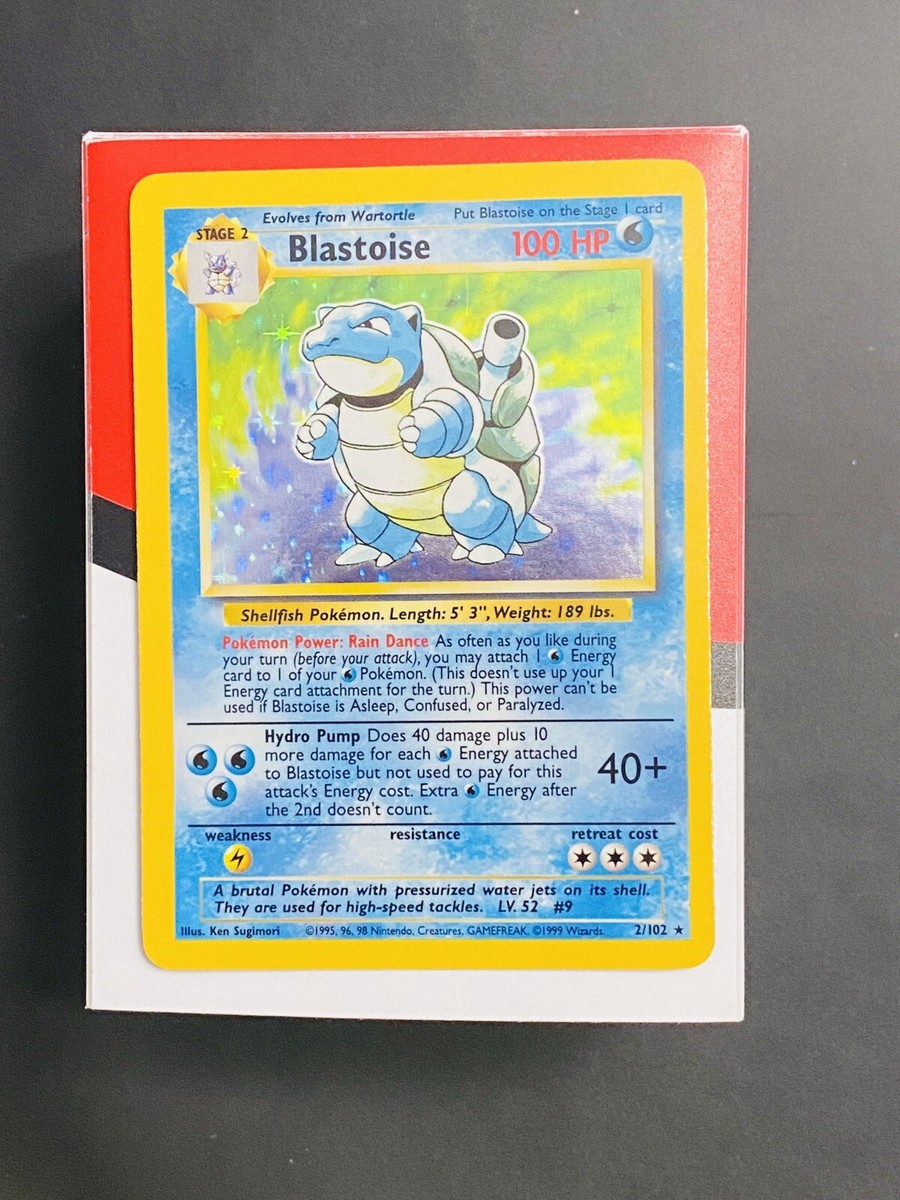 BLASTOISE Base Set Holographic Pokemon Card 1999 2/130 Near Mint | eBay BLASTOISE Base Set Holographic Pokemon Card 1999 2/130 Near Mint | eBay