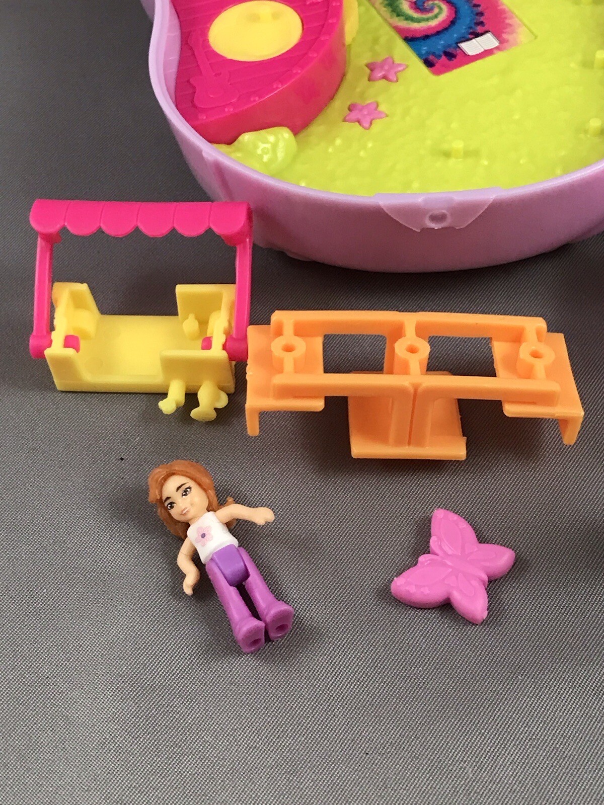 Polly Pocket Mini Toys Camp Adventure Liama Compact Playset