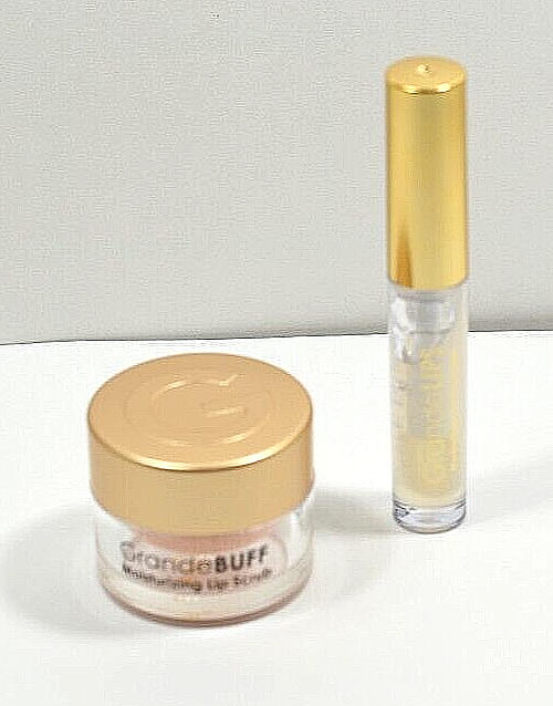Grande Lip Plumper Gloss and Strawberry Cream Lip Scrub Travel Size Duo-image