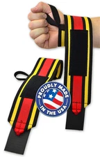Titan Signature Gold Series Powerlifting Wrist Wraps IPF and USPA Approved