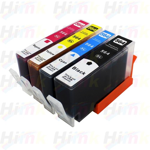 4PK Ink For HP 564 564XL PhotoSmart 