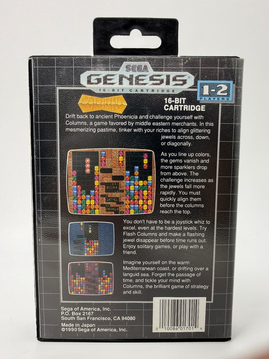 Columns (Sega Genesis) *CIB - CLEANED & TESTED* | eBay
